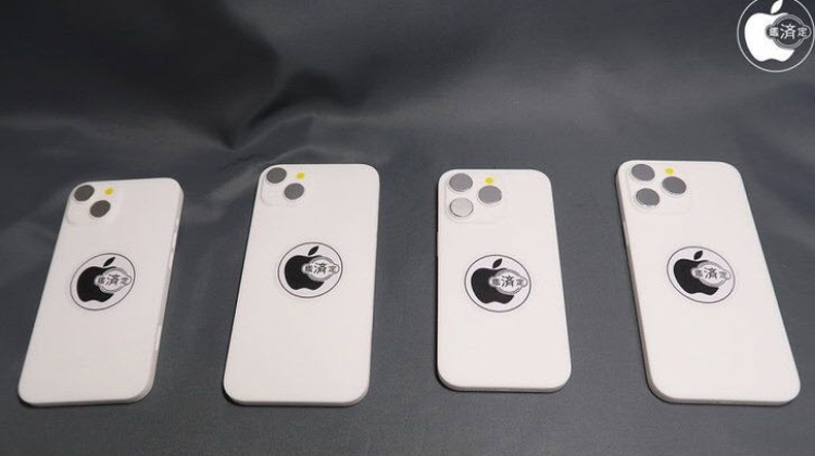 สื่อญี่ปุ่นเผยภาพ ตัวเครื่องจำลอง iPhone 14 series ครบทั้ง 4 รุ่น